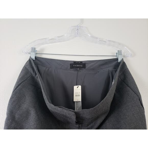 (Ju) Talbots Heritage Pants Womens Size 14 Lined Wool Blend Cropp Office Siren - Picture 5 of 7